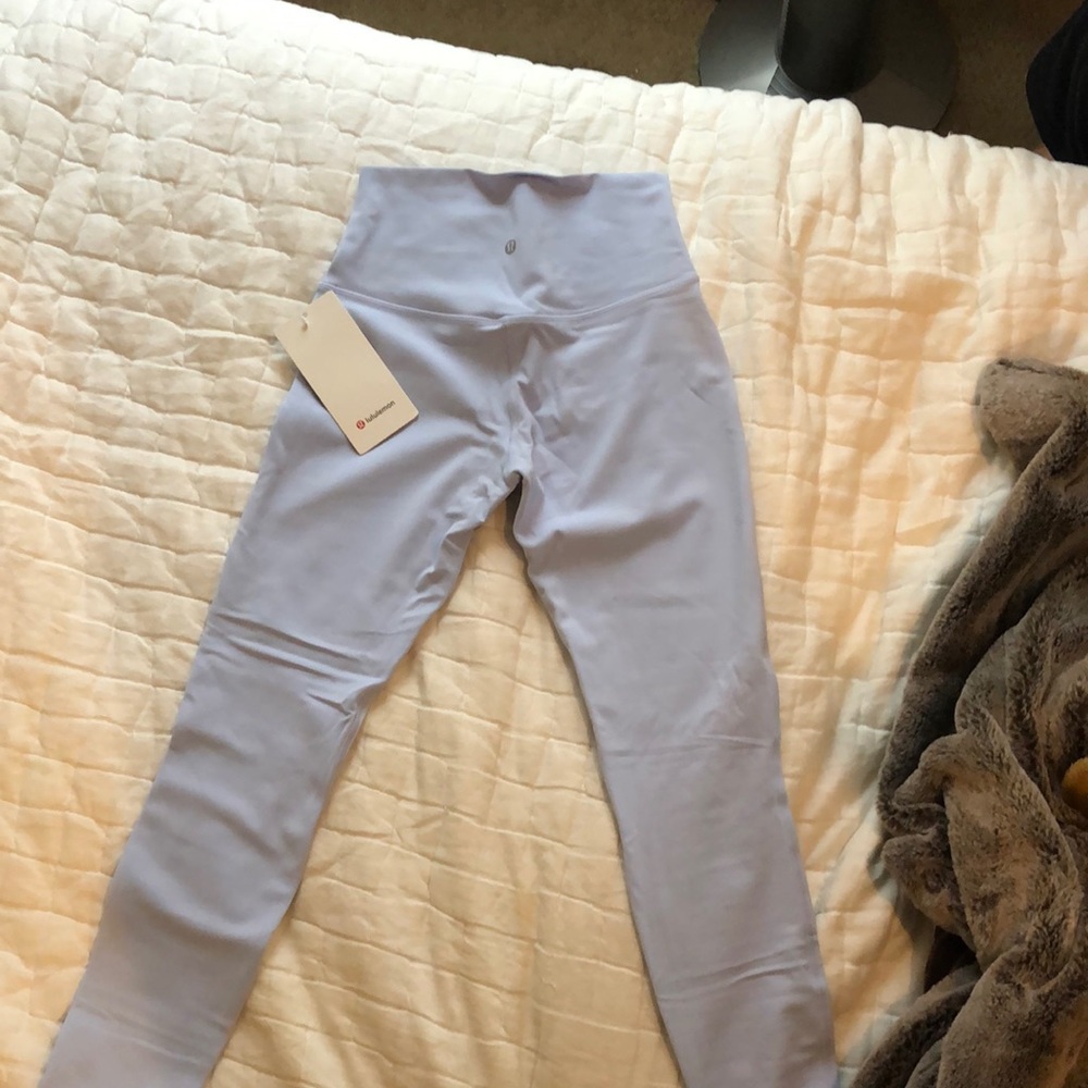 Lulu Lemon ALIGN HR size 6 light blue